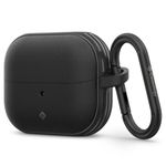 Caseology Vault for Samsung Galaxy Buds 3 Pro Case, for Buds 3 Case [Carabiner Included] (2024) - Matte Black