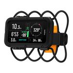 SUUNTO Nautic Dive Computer with Bungee Cord, Bright AMOLED Display, Integrated LED Flashlight, Up to 120H, GPS & Underwater Route Tracking, Wireless Tank Pressure Monitor