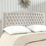 24KF Linen Upholstered Tufted Butto
