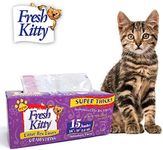 15 Count Fresh Kitty Litter Box Lin