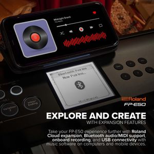 Roland FP-E50 88-Key Digital Piano – Portable Keyboard