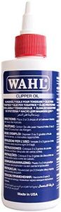 Wahl Clipper Oil, Blade Oil for Hair Clippers, Beard Trimmers and Shavers, Lubricating Oils for Clippers, Maintenance for Blades, Suitable for Hair Clipper and Trimmer Blades,Reduces Friction,118.3 ml