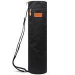 ELENTURE Yoga Mat Bag for 1/4-Inch 1/3-Inch Thick Exercise Yoga Mat, Exercise Yoga Mat Carrier Full-Zip Yoga Mat Carry Bag with Pockets and Adjustable Strap