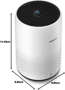 Philips 800 Air Purifier – White Compact HEPA Filter