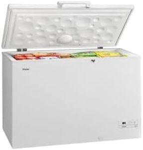 Haier HCE429F Congélateur coffre - Pose libre, 413L, Blanc, Classe F