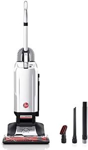 Hoover Complete Performance Corded Bagged Upright Vacuum Cleaner, UH30651, White