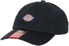 Dickies ICON LOWCAP Men's Cotton Twill Cap, Black, 57.0-59.0 cm