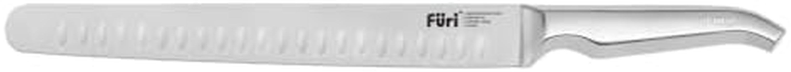 Furi Pro Brisket Slicing Knife 26cm (10in) – Extra Long Flexible Japanese Stainless Steel Blade for Smooth Carving of Brisket, Ham & Roasts, Anti-Fatigue Grip, Silver, 25-Year Guarantee
