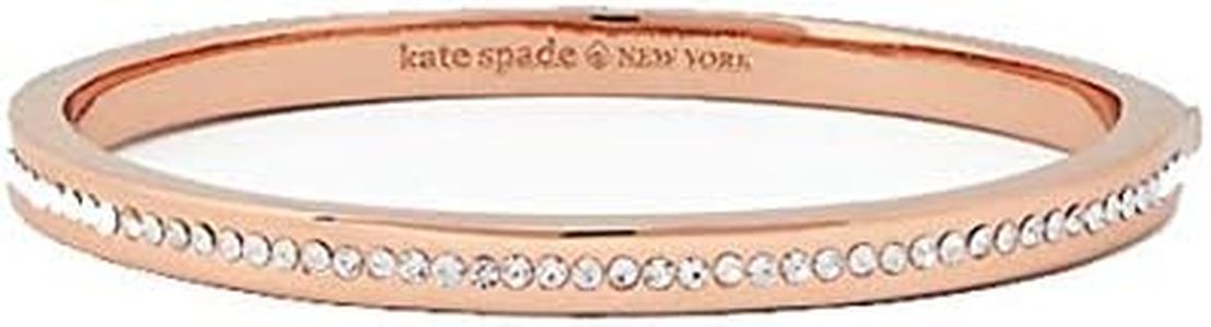 Kate Spade Ring It Up Pave Bangle Bracelet Rose Gold/Clear