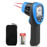 BTMETER BT-985B Laser Temp Gun Pyrometer, -58~2480℉(-50~1360℃) High Temperature Meter, 16:1 Distance Spot Ratio Industrial Infrared Thermometer Tester for Furnace, Smelting (NOT for Human Temp)
