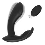 MSTICKER Mass Wireless Handheld Charging Prostata Massager for Men Massage Pleasure Toys Unisex Male-01, Black.