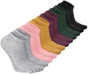 Bencailor 6 Pairs Women Toe Socks C