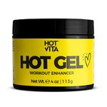 Hot Vita Hot Gel ThermoActive – Workout Enhancer Sweat Cream with Coconut oil, Jojoba Seed Oil, Coffee Arabica Seed Extract, Olive Oil and Green Tea Leaf Extract for Women (4 Ounce)