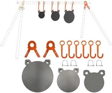 AR500 Steel Shooting Targets 3/8“ - Hangers | TOAAOT Hang and Hook Target System for 1 Inch EMT Conduit