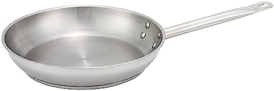 Winware SSFP-8 FryPanSS, 8 Inch, Stainless Steel