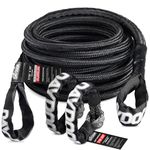 DAYDOOR 7/16'' x 30ft Tow Rope, UHMWPE Heavy Duty Offroad Snatch Strap with 2 Soft Shackles, 31,200 Lbs Towing Rope Kit for for Off-Road Vehicle 4WD ATV, UTV, SUV