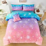 PERFEMET Mermaid Tail Twin Bedding 