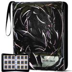 KarlyPro Trading Card binder forYUGIOH Card- 990 Pockets Card Album with Sleeves Compatible with Yu Gi Oh Cards, TCG Cards Or Other Standard Size Cards Holder- Dark Dragon