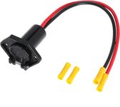 12V Trolling Motor Female Connector 8AWG 2 Wire Trolling Motor Connector Plug for Marine Boat (Plug-FE08)