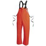 Pioneer V3246850-XL Pioneer Snapper Rain Bib Pant, Abrasion and Tear Resistant, Orange, XL