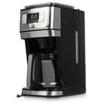 CUISINART DGB-800C Cuisinart Fully Automatic 12-Cup Burr Grind & BrewTM Coffeemaker, Black/Silver, 1 Count, , Silver