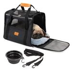 Cool Paws Premium Pet Carrier Travel Bag – Lightweight Cat Carrier Bag - Dog Carrier Bags with Handles | Breathable Puppy Carrier with Removable Mat | Dog Carry Bag - Pet Carriers for Cats and Dogs