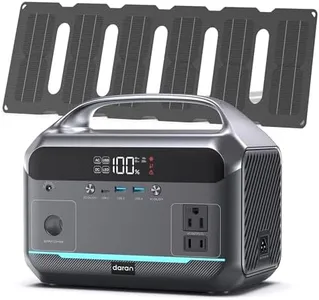 Portable Power Station 350W(600W Surge) with 40W Solar Panel, 288Wh (90,000mAh) LiFePO4 Battery Generator, 8.2LB Portable Charger with AC Outlets for Home, Camping, Emergency