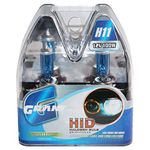 H11 100W 12V Ultra White Light Xenon Halogen Automatic Headlight Bulb 9500K High Brightness Color Temperature (Pack of 2)