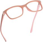 Readerest Blue Light Blocking Reading Glasses (Beige, 1.25 Magnification) - Computer Eyeglasses With Thin Reflective Lens, Antiglare, Eye Strain, UV Protection, Stylish For Men And Women