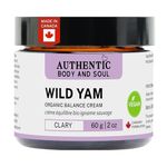 Natural Wild Yam Cream - Vegan: Authentic Organic Wild Yam Root Balancing Cream for Women with Premium Botanicals, All Ingredients Certified Vegan