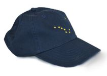 Ann Arbor T-shirt Co. Alaska State Flag Low Profile Baseball Hat | Alaskan Golf Cap Blue