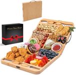 Premium Bamboo Cheese Board Gift Se