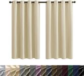 WUXXIANG 100% Blackout Curtains for