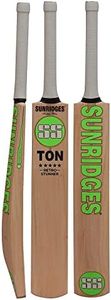 SS Retro Stunner Kashmir Willow Cricket Bat | Colour: Beige | Size: Short Handle | Material: Kashmir Willow | Light Weight | with Free Cover | Ready to Play | for Intermediate Player