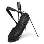 El Camino Golf Bag by Sunday Golf - Lightweight Stand Bag with Double Strap – Easy to Carry – Fits a Full Set of Clubs. Perfect for Walkers, Minimalist Golfers, and Golf Carts (Matte Black)