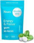 Neuro Energy & Focus Gum - 40mg Nat
