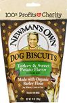 Newman's Own Dog Biscuits, Turkey & Sweet Potato - Breakable, 10-oz. (Pack of 6)