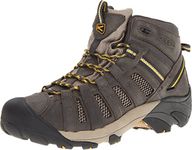 KEEN Men's Voyageur Mid Height Hiking Boot, Raven/Tawny Olive, 15 D (Medium) US