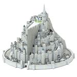 Fascinations ICX239 Metal Earth Metal Kits - Lord of the Rings Minas Tirith Tower of the Guard, Laser Cut 3D Construction Kit, 3D Metal Puzzle, DIY Model Kit, 4 Metal Plates, from 14 Years