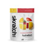 SKRATCH LABS Hydration Powder | Sport Drink Mix | Electrolytes Powder for Exercise, Endurance, and Performance | Strawberry + Lemonade | 20 Servings | Non-GMO, Vegan, Kosher