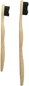 Wahl Canada Pet Charcoal Infused Bamboo Handle Toothbrush, Charcoal Deodorizing Toothbrush, Contains 2 Soft Bristle Gentle Toothbrush For Dogs,Puppies & Cats, Bamboo Handle Is Water Resistant, Animal Toothbrush - Model 58480