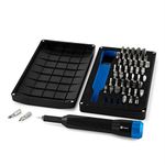 iFixit Mahi 1/4 inch Bit Set, bit-Set with 48 bits (1/4 inch) & Precision Screwdriver for Repairing Cars, Bicycles, Assemble Furniture, DIY Projects
