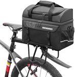 ROCKBROS Bicycle Rack Bag Insulated Bike Bag for Rear Rack 11L Bike Trunk Cooler Bag for Fruits, Vegetables, Keep in Fresh