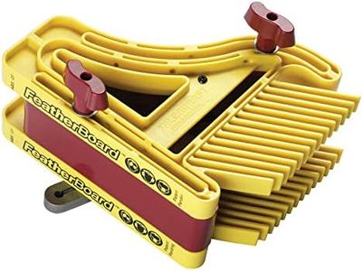 Milescraft 1407 D/TFeatherBoard Dual or Tandem FeatherBoards for Router Tables and Table or Band Saws, Yellow