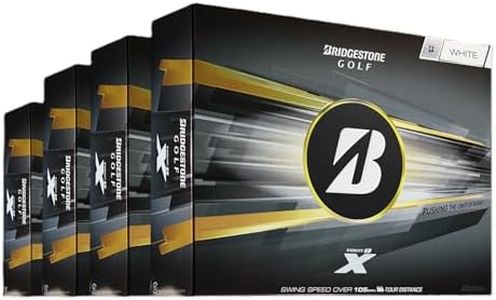 Bridgestone Golf Tour B X White 3 and 1 Pack