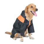 Barks & Wags Raincoats for Dogs (XL, Black)