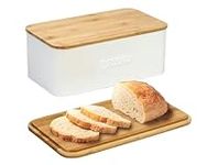 OUTSHINE White Bread Box for Kitche