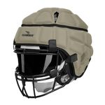 Guardian Cap - Soft-Shell Helmet Cover for Football and Lacrosse - Reduces Impact and Protects Helmets - One Size Fits All for Youth, High School, and College Programs - Vegas Gold