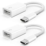 USB C to USB Adapter [2 Pack],Type-C (Thunderbolt 3 Compatible) to USB 3.0 OTG Cable for MacBook Pro 2020/2019/2018,MacBook Air,iPad Pro 2020/2018,iPad Air 4,Samsung S20/S10/Note20/Note10,Dell XPS etc