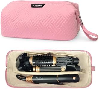 Hair Tools Travel Bag for Shark Flex,Carrying Case Flat Curling Iron Waterproof Organizer,Compatible with FlexStyle Attachment (Pink)